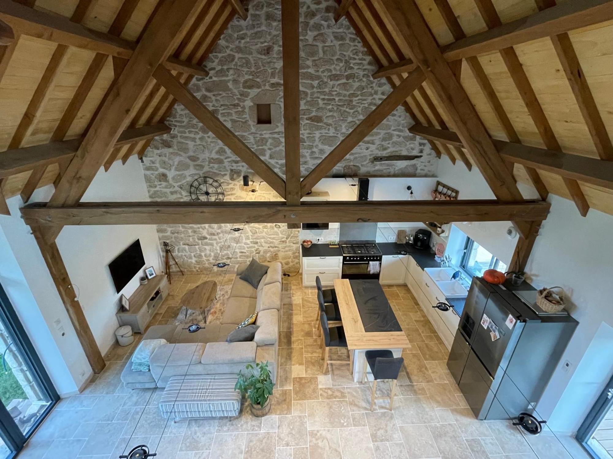 הוילה Hautefage Ancienne Grange Renovee En Xaintrie מראה חיצוני תמונה